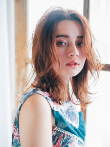 川越・本川越にある人気の美容室・美容院「Keys 川越（キーズ　カワゴエ）」のヘアスタイル「【ヘアアレンジが可愛いヌーディーベージュ】」